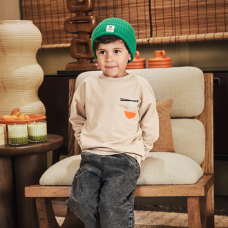 Z8 jongens sweater Zand - 116