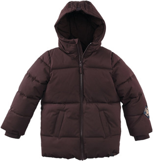 Z8 jongens winterjas Bruin - 152-158