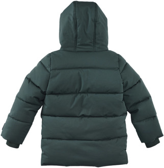 Z8 jongens winterjas Donker groen - 152-158