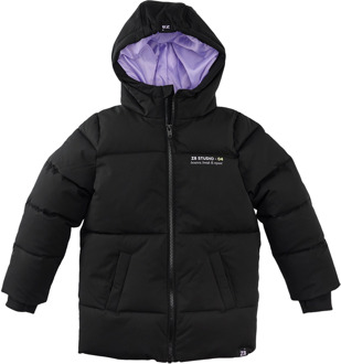 Z8 jongens winterjas Zwart - 152-158