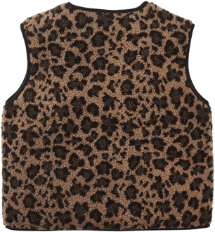 Z8 meisjes gilet Bruin - 92-98