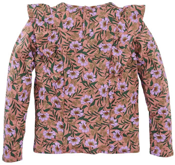 Z8 meisjes longsleeve Oud rose - 128-134