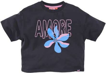 Z8 meisjes t-shirt Antracite - 140-146