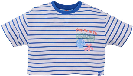 Z8 meisjes t-shirt Blauw - 116-122