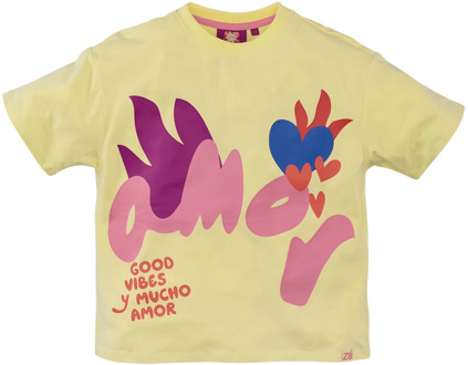 Z8 meisjes t-shirt Geel - 116-122