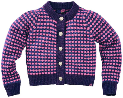 Z8 meisjes vest Paars - 128-134