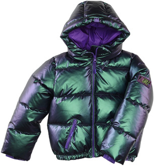 Z8 meisjes winterjas Groen - 116-122