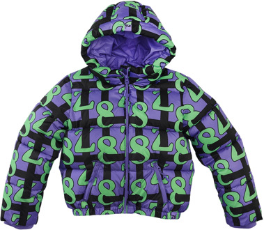 Z8 meisjes winterjas Paars - 116-122