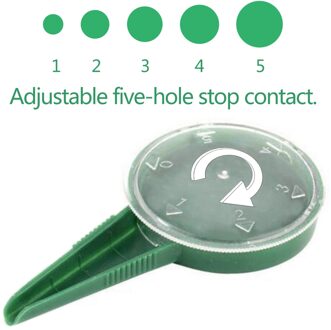 Zaad Dispenser Tuin Zaaimachine Zaad Spreaders Tuinieren Hand Planter Zaaier Tool Met Verstelbare Gat Maat Voor Tuin Planten