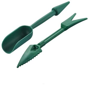 Zaaien Vetplanten Transplanteren Zaailingen Gereedschap Bonsai Meststof Boren Punchers Tuin Planter Lifter Met Label Handschoenen Kit met Labels