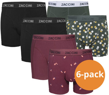 Zaccini Boxershorts 6-pack Verrassingspakket-S Multicolor - S