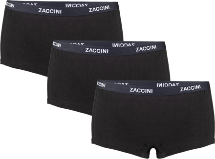 Zaccini Dames Shorts 3-pack Black-L Zwart - L