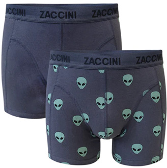 Zaccini Underwear 2-pack alien Grijs - L