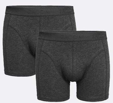 Zaccini Underwear 2-pack melange Grijs - S