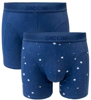 Zaccini Underwear 2-pack universe Blauw - XXL