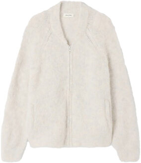 Zacht alpaca vest Niby  licht grijs - XS/S,M/L,