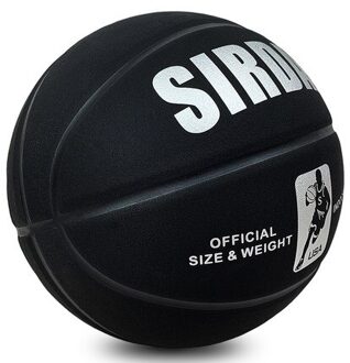 Zacht Microfiber Basketbal Maat 7 Slijtvaste Anti-Slip, anti-Wrijving Outdoor & Indoor Professionele Basketbal Bal zwart