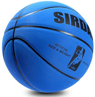 Zacht Microfiber Basketbal Maat 7 Slijtvaste Anti-Slip Waterdichte Outdoor & Indoor Professionele Basketbal Bal #7 Blauw