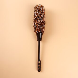 Zacht Microfiber Stofdoek Borstel Dust Cleaner Kan Niet Verliezen Haar Statische Anti Afstoffen Borstel Thuis Airconditioning Auto Meubels gereedschap bruin