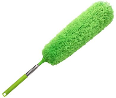 Zacht Microfiber Stofdoek Borstel Statische Anti Afstoffen Borstel Thuis Airconditioning Auto Meubels Reinigen H99F groen