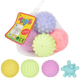 Zacht Rubber Baby Hand Bal Speelgoed 3-6-12 Maanden Baby Leert Kruipen Educatief Tactile Zintuiglijke Massage speelgoed Voor Kinderen