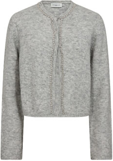 Zacht vest met strass steentjes Ibra  grijs - S,M,XL,