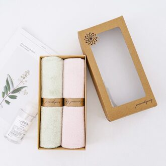 Zachte Absorberende En Sneldrogende Handdoek Dubbele Kraftpapier Geschenkdoos Handdoek Hotel Bruiloft Handdoek Dubbele Kleur Handdoek 1