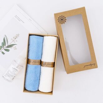 Zachte Absorberende En Sneldrogende Handdoek Dubbele Kraftpapier Geschenkdoos Handdoek Hotel Bruiloft Handdoek Dubbele Kleur Handdoek 3