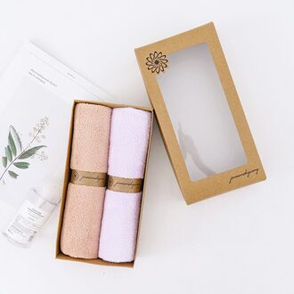 Zachte Absorberende En Sneldrogende Handdoek Dubbele Kraftpapier Geschenkdoos Handdoek Hotel Bruiloft Handdoek Dubbele Kleur Handdoek 5