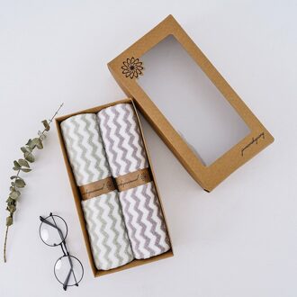 Zachte Absorberende En Sneldrogende Handdoek Dubbele Kraftpapier Geschenkdoos Handdoek Hotel Bruiloft Handdoek Dubbele Kleur Handdoek 6