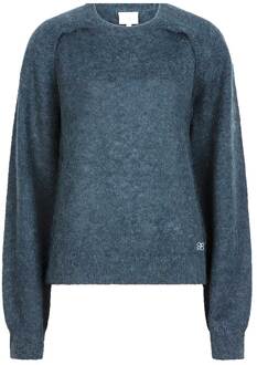 Zachte Alpaca trui Brice  donkerblauw - XS,S,M,L,XL,