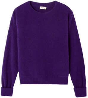 Zachte alpaca trui Vitow  paars - XS/S,M/L,