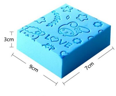 Zachte Baby Bad Douche Spons Pva Multifunctionele Pva Super Absorberende Spons Voor Auto Wassen Dust Cleaning Soft Sponzen Borstel S blauw