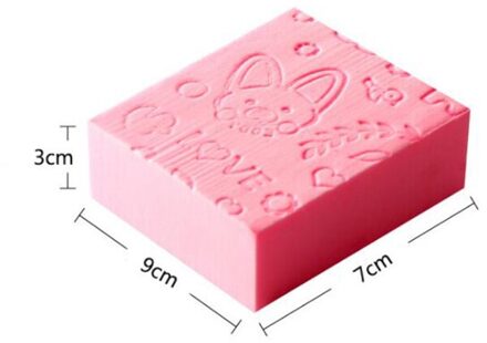 Zachte Baby Bad Douche Spons Pva Multifunctionele Pva Super Absorberende Spons Voor Auto Wassen Dust Cleaning Soft Sponzen Borstel S roze