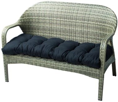 Zachte Bench Kussen Met Vaste Tie Lange Rechthoekige Swing Kussen Voor Ligstoel Tuinmeubelen Ligstoel 130*50Cm Effen i88 zwart