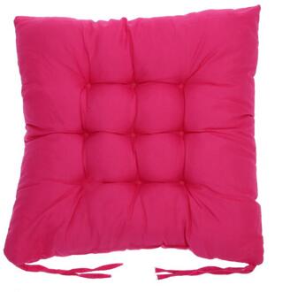 Zachte Comfortabele Katoenen Zitkussen Winter Office Bar Stoel Kussen Japan Stijl Mat Pad Home Decor Sierkussen Floor Kussens Carmine