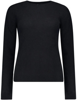 Zachte en comfortabele dames sweatshirt Roberto Collina , Black , Dames - L,M