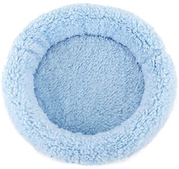 Zachte Fleece Cavia Bed Winter Klein Dier Kooi Mat Hamster Slapen Bed Nest Bed Eekhoorn Hamster Huis Kleine Huisdier producten licht blauw