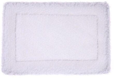 Zachte Fleece Hamster Mat Pluche Huisdier Hamster Kussen Mat Egel Eekhoorn Warme Deken Cavia Bed Slapen Bed wit