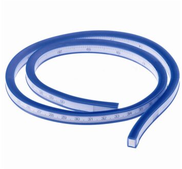 Zachte Flexibele Curve Heerser Opstellen Tekening Meten Tool Plastic Meetlint Heerser 60Cm Voor Schilderen Techniek Tekening