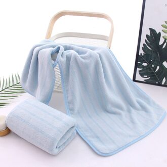 Zachte Grote Handdoek Gezicht/Badhanddoek Super Absorberende Comfortabele Dikke Badkamer Handdoeken Strand Handdoeken Bad Benodigdheden Blauw