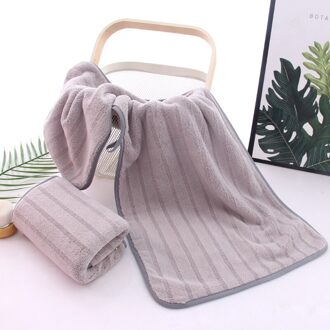Zachte Grote Handdoek Gezicht/Badhanddoek Super Absorberende Comfortabele Dikke Badkamer Handdoeken Strand Handdoeken Bad Benodigdheden grijs