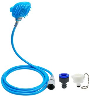 Zachte Hond Bad Douche voor Honden Dierbenodigdheden Borstel Handschoen Massager Wassen Tool Sproeiers Hond Douche Scrubber Sproeier chuveiros