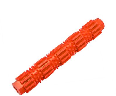 Zachte Hond Chew Speelgoed Rubber Hond Tanden Reinigen Speelgoed Huisdier Speelgoed Agressieve Kauwers Eten Treat Doseren Speelgoed Voor Puppy kleine Honden 25cm-oranje