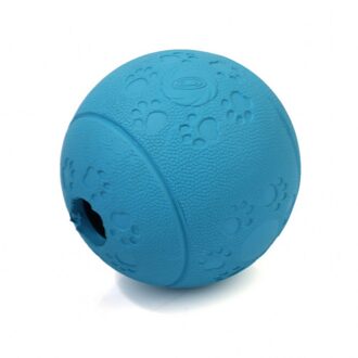 Zachte Hond Eten Lekkende Bal Huisdier Snack Voeden Intellectuele Verbetering Speelgoed Voedsel Lekkage Voedsel Controle Rubberen Bal Dierbenodigdheden Blauw