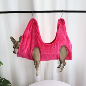 Zachte Hond Kat Hangmat Helper Harnas Kleine Medium Honden Katten Terughoudendheid Tas Handig Pet Grooming Tool Voor Baden Nail Trimmen Roze / S