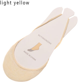 Zachte Katoen Slippers Vrouwelijke Kleurrijke Hoge Hakken Sokken Zomer Mode Vrouwen Ademend Boot Sokken Zomer Korte Onzichtbare Sokken Geel