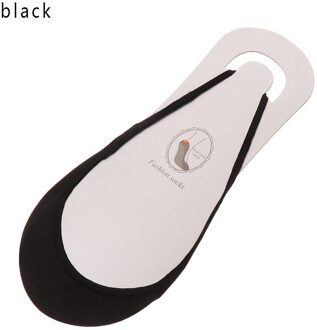 Zachte Katoen Slippers Vrouwelijke Kleurrijke Hoge Hakken Sokken Zomer Mode Vrouwen Ademend Boot Sokken Zomer Korte Onzichtbare Sokken zwart