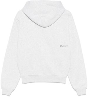 Zachte Katoenmix Hoodie Lichtgrijs - S