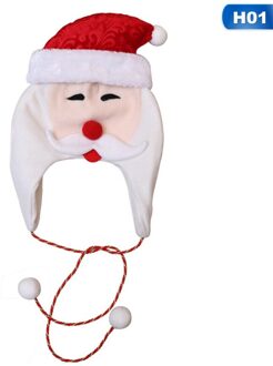 Zachte Kerst Hoed Partij Voor Baby Santa Hoeden Rode Decoratie Decoratie Kids Benodigdheden, Sneeuwman + Oude Man H01
